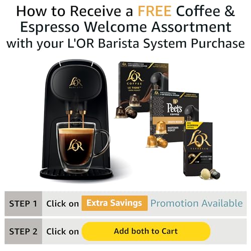 19d8f19b80ca4d999aed4e4b1d2043b8 L'OR Barista System Coffee and Espresso Machine Combo