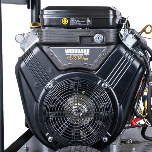 19e86180dc384329adf2cf9be5fb3617 Big Brute 4000 PSI at 4.0 GPM VANGUARD V-Twin with COMET Triplex Plunger Pump Hot Water Professional Gas Pressure Washer