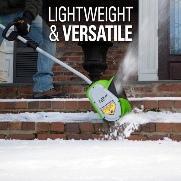 1a7ab77c3dbb49ab89f615e252b3258d 12-inch cordless snow shovel, includes 4.0Ah battery and charger