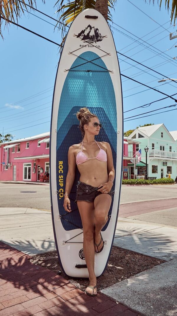 1a9edcfc3be34d57b46c884faff2fda5 Roc Inflatable Stand Up Paddle Boards 10 ft 6 in with Premium SUP Paddle Board Accessories, Wide Stable Design, Non-Slip Comfort Deck for Youth & Adults