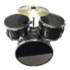 Music Alley 3 Piece Kids Drum Set with Throne, Cymbal, Pedal & Drumsticks