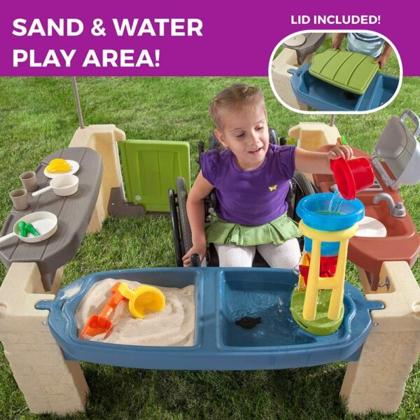 1b1da13ea27b48189b0ea831b11d9ba3 All-round play patio with canopy, kids indoor and outdoor kitchen play set