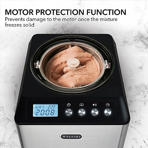 1b9d03bb3b374ec6bd668ac6925be7e6 Whynter ICM-201SB Upright Automatic Ice Cream Maker with Built-in Compressor