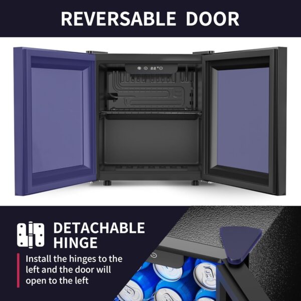 1bedd3784e8a42199b70144e0e8b45dc Beverage Refrigerator Cooler - 126 Can Mini Fridge with Glass Door for Soda Beer or Wine, Beverage Cooler for Home, Office, Bar with Adjustable Removable Shelves, Silver