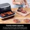 DZ401 Foodi 10 Quart 6-in-1 DualZone XL 2-Basket Air Fryer with 2 Independent Frying Baskets, Match Cook & Smart Finish to Roast, Broil, Dehydrate for Quick, Easy Family-Sized Meals, Grey
