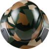 Lift Safety Hard Hat DAX Jungle Camo Carbon Fiber Full Brim