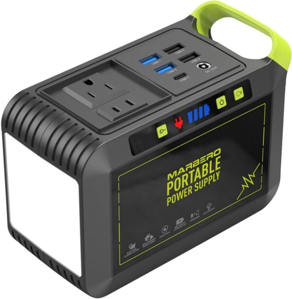 1c695384c8394a599dc1cb47f3779304 MARBERO 88Wh Portable Power Station 24000mAh Camping Solar Generator Lithium Battery