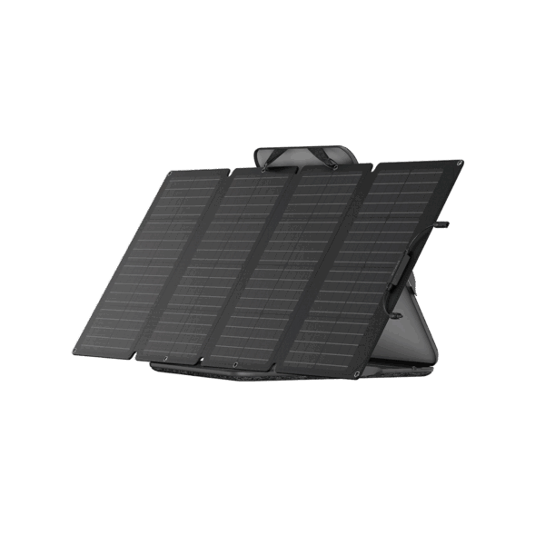 1c9a102a97b04a40a69163a4464e6335 EcoFlow 160W Portable Solar Panel for Power Station, Foldable Solar Charger with Adjustable Kickstand, Waterproof IP67 for Outdoor Camping,RV,off Grid System