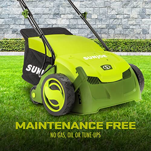 1cae1eabb1f046adb12eefeeb1ccdfee Sun Joe 12-Amp 13-Inch Electric Dethatcher and Scarifier w/Removeable 8-Gallon Collection Bag