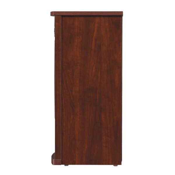 Duraflame Portable Electric Infrared Quartz Oscillating Tower Heater, Cherry