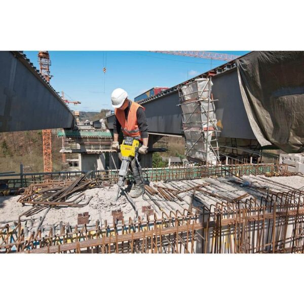 Bosch Brute 15 Amp 1-1/8 in. Corded Concrete Portable Electric Hex Breaker Hammer Kit with Cart and 2 Chisels BH2760VCB