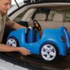 Step2 Whisper Ride II Kids Blue Push Car and Ride on Toy for Toddlers