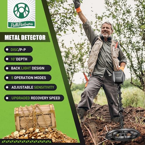 1fb14b7f9d8a416fbe187f5e174c74c5 PalliPartners Metal Detector for Adults .Professional Gold Detector with LCD Display
