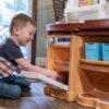 Step2 Fun With Friends Tan Toddler Plastic Kitchen Play Set