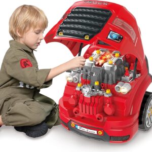 Truck engine toys, children's mechanical repair set
