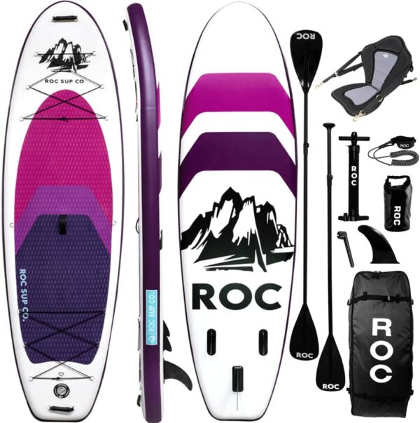 20f0312c57944271836449e8464d4286 Roc Inflatable Stand Up Paddle Boards 10 ft 6 in with Premium SUP Paddle Board Accessories, Wide Stable Design, Non-Slip Comfort Deck for Youth & Adults