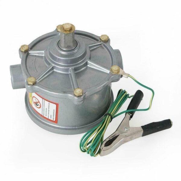 20f24fcf11d343a2b034b29265af6617 30 Gallon Red Gas Caddy Tank Gasoline Fluid Diesel w Rotary Pump and Hose