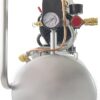Air Tools 8010 Ultra Quiet Oil-Free Air Compressor, 1.0 HP, 8 Gallon, 120 PSI, 60 dB Noise Level