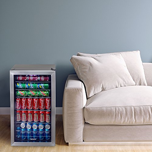 210e2305852d4209b2fa164556feeca3 Beverage Refrigerator Cooler | 126 Cans Free Standing with Right Hinge Glass Door