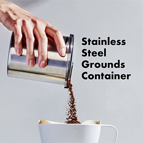 2148b87a9d9d43b4be80bf77fead055d OXO Brew Conical Burr Coffee Grinder , Silver