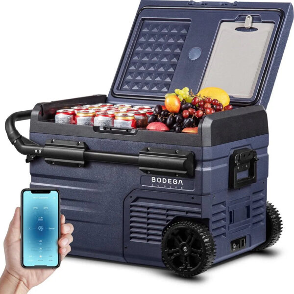 21b2c222fde84fce962e824371c9d6fa 12 Volt 37 Qt. Portable Car Refrigerator, Car Freezer for Outdoor, Camping, Travel, RV,APP Control