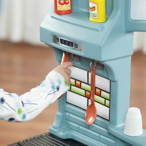 226ae1232b684d06b921e99832b6e3ed Step2 Best Chefs Kids Kitchen Playset, Indoor/Outdoor Kitchenette, Interactive Play with Lights and Sounds, Made of Durable Plastic, Includes 25 Piece Toy Accessories, For Toddlers 2+ Years Old