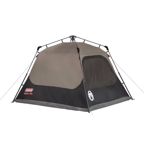 2279f19f022042e78f40ec06a88d0187 Coleman 4-Person Cabin Camping Tent with Instant Setup, 1 Room, Gray