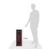 Duraflame Portable Electric Infrared Quartz Oscillating Tower Heater, Cherry
