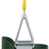 Eastern Jungle Gym Heavy-Duty High Back Full Bucket Toddler Swing Seat | Coated Swing Chains Fully Assembled | Green Swing Set Accessory
