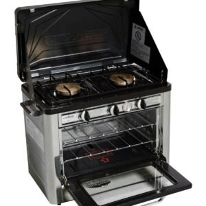 Camp Chef Outdoor Portable Dual Burner Camping Home Patio RV Oven Stove - COVEN