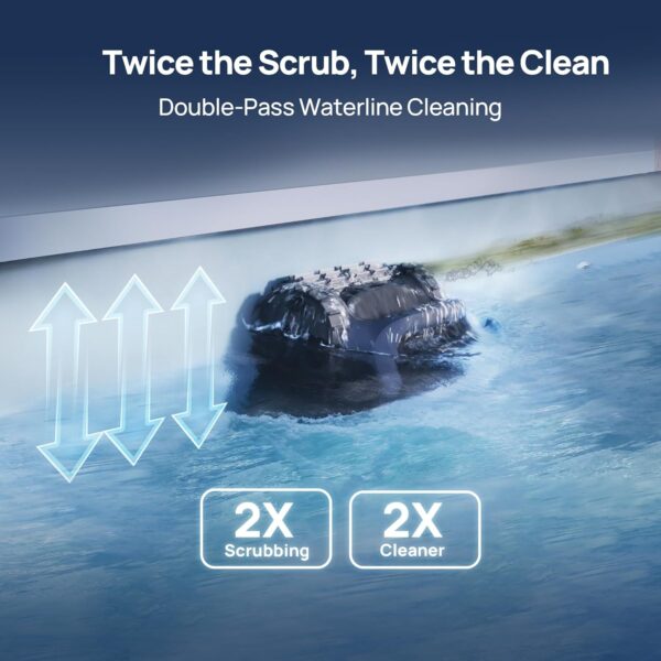 23809412981a418d873e48f1185806a3 Beatbot AquaSense 2 Cordless Robotic Pool Vacuum Cleaner, Smart Surface Parking, Double-Pass Waterline Scrubbing, Cleans Floor, Walls, and Waterline, Above & In-Ground Pools up to 3,230 sq.ft - Blue
