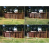 Open Goaaal JX-OGFJ3 Soccer Practice Net Rebounder Backstop with Goal, Junior