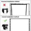 150 inch Large Indoor Movie Projection Screen