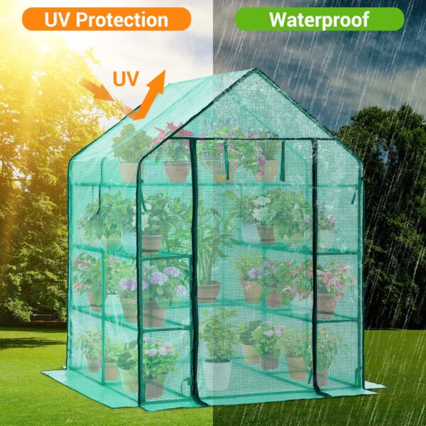 240da91f75004265b7433203d92ab6c8 Ohuhu Greenhouse for Outdoors with Screen Windows