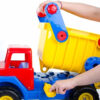 Wader Truck No. 1 Giant Dump Truck Ride-On Toy Red, Yellow and Blue