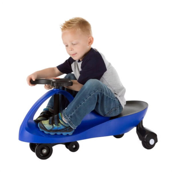 Lil' Rider Outdoor Wiggle Car Ride on Toy for Kids 3 Years and Up (Blue)