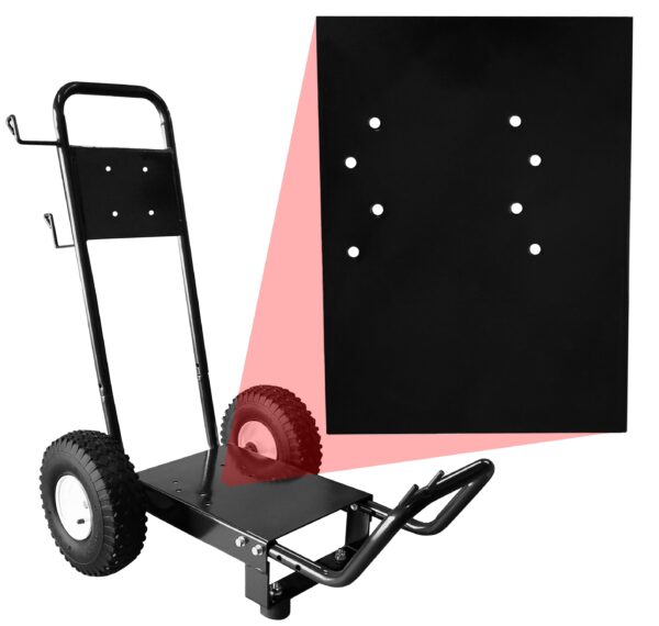 249f72b2d8da4624bdf59b42f235848b Washer Professional Pressure Washer Cart Frame with Wheels and Push Handle