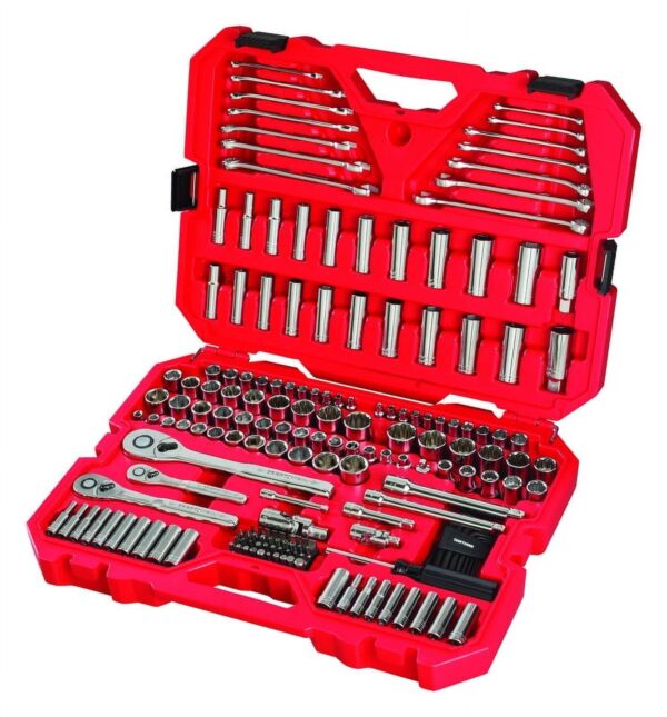 24f75467ceb74b259a0b264fc0299ad0 CRAFTSMAN Mechanics Tool Set, SAE/Metric, 189-Piece