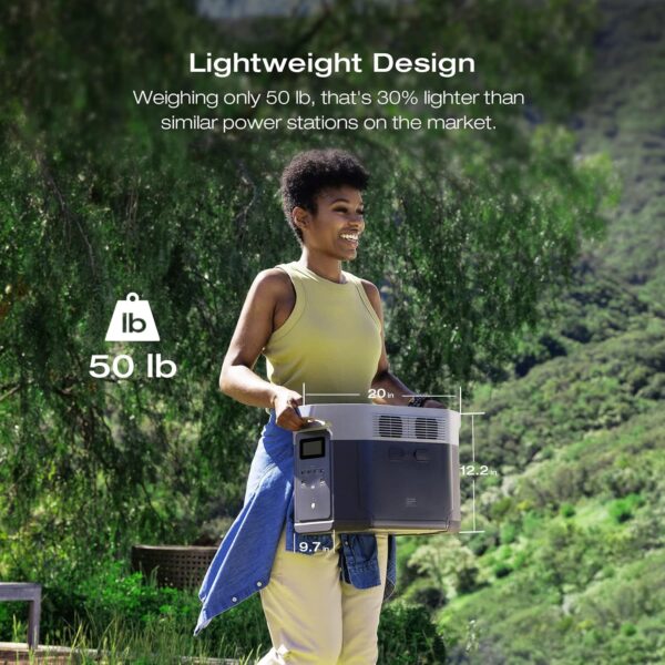 258007c00233411080cb1c52d4ba8c1d Portable Power Station DELTA 2 Max, 2400W LFP Solar Generator, Full Charge in 1 Hr, 2048Wh Solar Powered Generator for Home Backup(Solar Panel Optional)