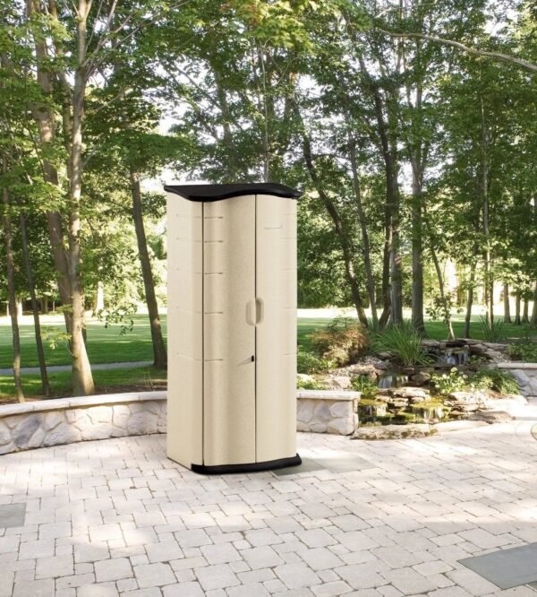 2674b275f697488db3842ea048d2270a Rubbermaid Vertical Resin Weather Resistant Outdoor Storage Shed