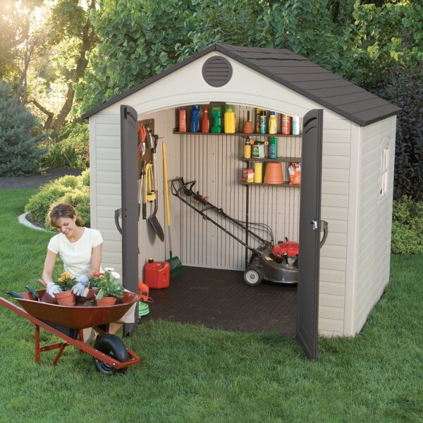 26dd8bf5749e464faf9047dc46141d15 Lifetime 8 x 5 ft. Outdoor Storage Shed