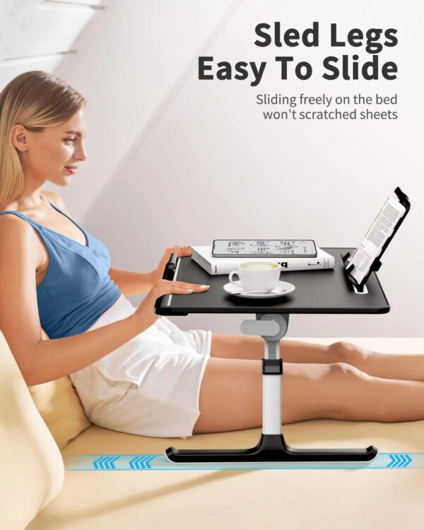 2735cb9c74a14434b5d6da6b73388b8f SAIJI X-Large Adjustable Laptop Table with Storage Drawer