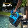 Dolphin Nautilus CC Plus Wi-Fi Automatic Robotic Pool Vacuum Cleaner, Always Cleaning, Never Charging, with Wall Climbing Scrubber Brush, Ideal for In-Ground Pools up to 50 FT in Length