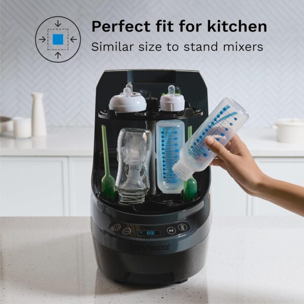 27d4fc596b8a4945997776d3cb97df64 Baby Bottle Washer Pro - Baby Bottle Washer, Sterilizer + Dryer - All in One Machine Cleans Bottles, Pump Parts, & Sippy Cups - Replaces Hand Washing, Bottle Brushes and Drying Racks-Brezza