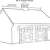Good Directions 2126CV Coventry Vinyl Cupola, 26" square x 35" high, White