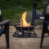 Portable Propane Fire Pit, 21-inch, 58,000 BTU with Fire Pit Cover & Carry Kit, Smokeless Gas Firebowl