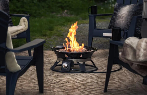 28b02797b97c4f5c8ba84659bd47b3ea Portable Propane Fire Pit, 21-inch, 58,000 BTU with Fire Pit Cover & Carry Kit, Smokeless Gas Firebowl