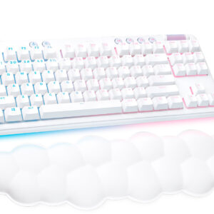 Logitech - G713 Aurora Collection TKL Wired Mechanical Linear Switch Gaming Keyboard for PC/Mac with Palm Rest Included - White Mist
