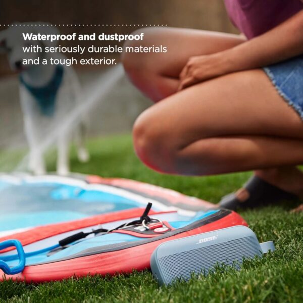 29f5ef3422264042aae2b6b7c0980a1a SoundLink Flex Bluetooth Speaker, Portable Speaker with Microphone, Wireless Waterproof Speaker for Travel, Outdoor and Pool Use, Black