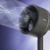 Shark - FlexBreeze Outdoor & Indoor Fan with InstaCool Misting Attachment, Cordless & Corded, Pedestal to Tabletop - Black